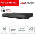 AcuSense 8-Channel DVR with AI, H.265 Pro+, 5-in-1, Vehicle/Human Detection and Remote Access - Hikvision