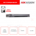 DVR Digital Video Recorder Turbo Hybrid - 5in1 - 16 canali - 6MP - Audio - Allarme - HDD incluso