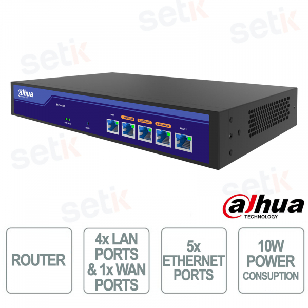 ERC305: Gigabit Cloud Router with Intelligent Management and Smart Wi-Fi - Dahua