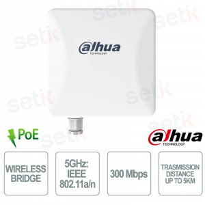 PFWB5-10n – Bridge Wireless 5G Outdoor 5km con Tecnologia TDMA e MU-MIMO - Dahua