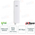 PFWB5-90ac – Pont sans fil extérieur 5G 3 km avec technologies TDMA et MU-MIMO - Dahua