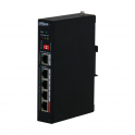 PFT1500 – Extendeur PoE 5 ports 90 W pour vidéosurveillance et réseaux professionnels - Dahua