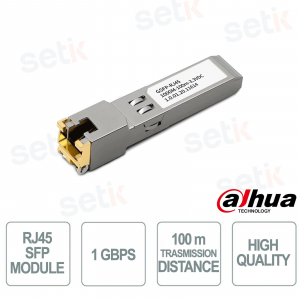 GSFP-RJ45 – Module SFP RJ45 1 Gbit/s Plug and Play industriel - Dahua