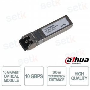 Module optique Dahua TSFP-850-MMF – Transmission 10 Gigabit jusqu'à 300 m, performances et fiabilité professionnelles