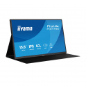 Monitor Portatile iiyama ProLite P1671HSC-B1 – Full HD 15,6" USB-C con Cover in Pelle e Altoparlanti Integrati