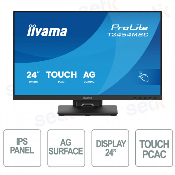 Iiyama ProLite T2454MSC-B3AG 24” Touchscreen – Professional Precision and Comfort