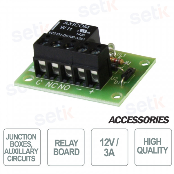 Scheda relè Eaton 512-CSA 12V/3A – modulo a 4 canali per impianti di sicurezza e automazione