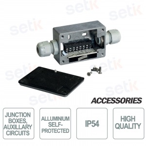Boîte de jonction Eaton 1463-CSA – 6 pôles en aluminium, IP54, résistante et sûre