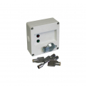 Eaton 498-1512: Serratura a chiave da parete in alluminio IP65 con 3 chiavi, sicura e certificata CE