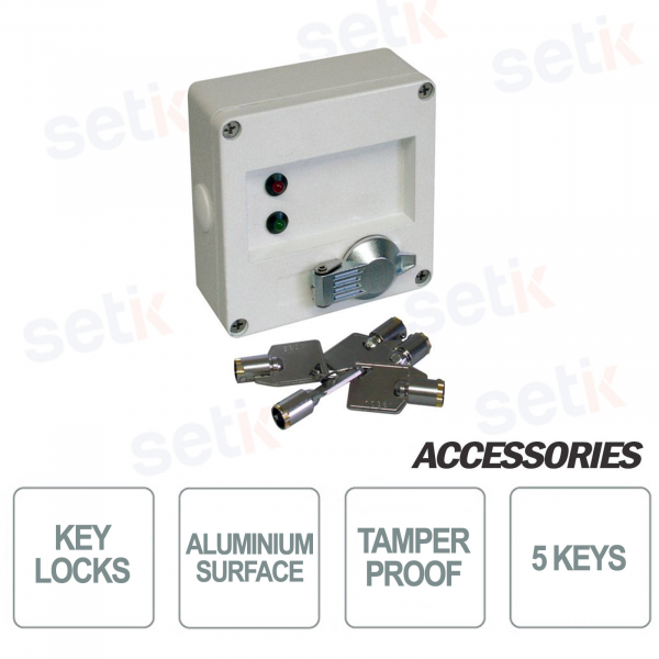 Eaton 498-CSA: Aluminum key lock for CE security systems.