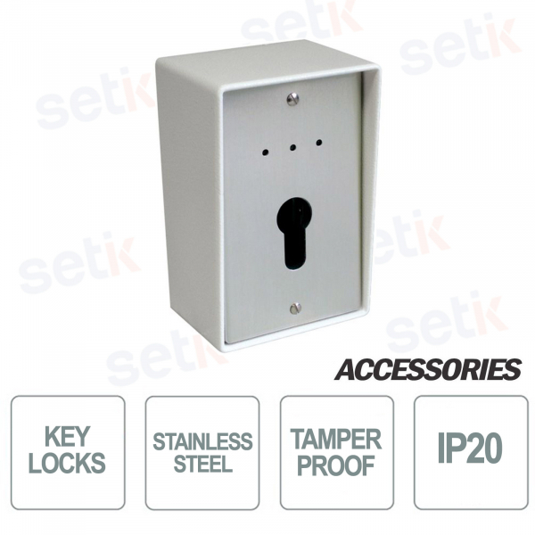 Eaton 499-CSA : Interrupteur à clé mural en acier inoxydable pour systèmes de contrôle CE