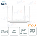 Router Wi-Fi IMOU HR340: Connessione 300 Mbps, Auto-Sync Telecamere e Stream Accelerate Intelligente