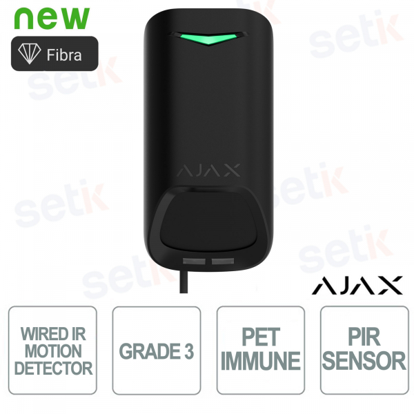 Superior MotionProtect Plus G3 Fibra rilevatore di movimento IR cablato con sensore a microonde - Nero