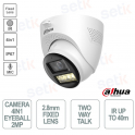HAC-HDW1200TQ-IL-T: 2MP Smart Dual Light Full HD Camera with Two-Way Audio - Dahua