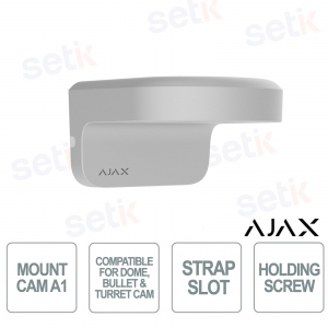 Ajax MountCam A1 White Bracket – Secure Mounting for Video Surveillance