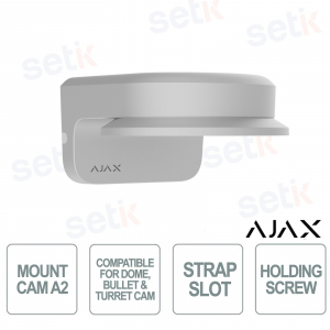 Ajax MountCam A2 Bianca – Staffa Professionale per Telecamere IP