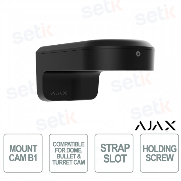Ajax MountCam B1 Noir – Support mural pour vidéosurveillance
