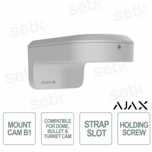 Ajax MountCam B1 White – Wall Mount Bracket for Video Surveillance