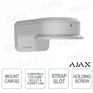 Ajax MountCam B2 Wall Mount White – Professional Mount for IP Cameras