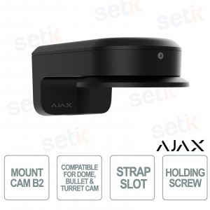 Ajax MountCam B2 Noir – Support professionnel pour caméras IP