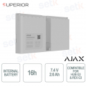 Ajax Superior 16h White Battery: Certified Battery Life for G3 Hubs