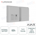 Ajax Superior 60h White Battery: Grade 3 Battery Life for Security Systems