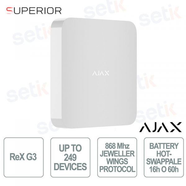 Ajax Superior ReX G3 White: Professional Grade 3 Range Extender