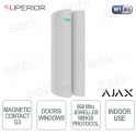 Ajax DoorProtect G3 Jeweller Superior White Opening Sensor: Advanced Security for Doors and Windows