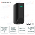 Ajax Superior MotionProtect G3 Jeweler Black – Professional PIR Sensor with Anti-Masking