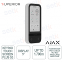 copy of Clavier sans fil avec accès DESFire - Ajax Superior KeyPad Plus G3 Noir Bijoutier