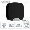 Ajax HomeSiren G3 Jeweler: Professional High-Security Wireless Siren - Black