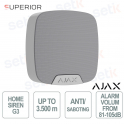 Ajax HomeSiren G3 Jeweller: Sirena Wireless Professionale ad Alta Sicurezza - Bianco
