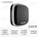 Ajax Superior StreetSiren Plus G3 Black Siren: Professional Anti-Sabotage Security for Indoors and Outdoors