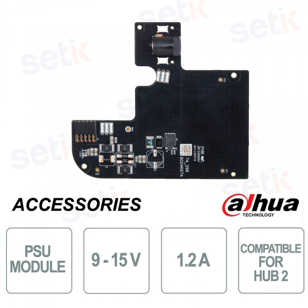 Module d'alimentation 9-15 V - ARA62 - pour une alimentation sécurisée du Hub2 - Dahua