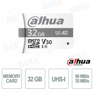 TF-P100/32G: MicroSD ad Alte Prestazioni per Video 4K e Sicurezza - DAHUA