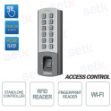 ASI1212M-W Standalone Access Control with Fingerprint, RFID Badge, and Wi-Fi for Professional and Outdoor Environments - Dahua