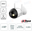 Caméra Bullet - Wi-Fi 4 MP - Objectif 3,6 mm - Dahua