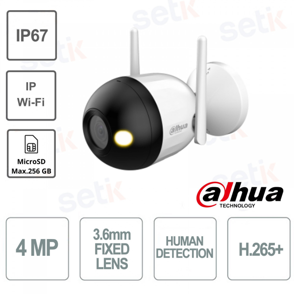 Bullet Camera - 4MP Wi-Fi - 3.6MM Lens - Dahua