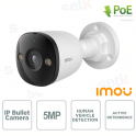 Telecamera ip poe Bullet 5mp da esterno ip67 con ai, notturna a colori 30m e audio