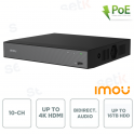 NVR PoE 10 Canali – NVR-N110-8A0E-P con Audio Bidirezionale e Uscita 4K HDMI