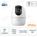 Imou A1 Pro 3MP Telecamera Wi-Fi Pan & Tilt 2K con Ottica 3.6 mm e Intelligenza Artificiale