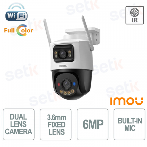 copy of Caméra Wi-Fi Imou Cruiser Dual 10MP à double objectif couleur IR Imou Sense