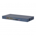 CS4218-16ET-135-V2 Switch PoE 18 ports géré dans le cloud, 135 W, avec 16 ports PoE et liaison montante Gigabit - Dahua