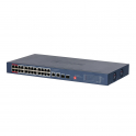 Switch PoE 28 Canali Cloud Managed Gigabit con 24 Porte PoE e Potenza Totale 240W - Dahua