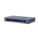 Switch PoE géré dans le cloud CS4010-8GT-110 : 10 ports Gigabit avec 8 ports PoE 110 W pour réseaux professionnels - Dahua