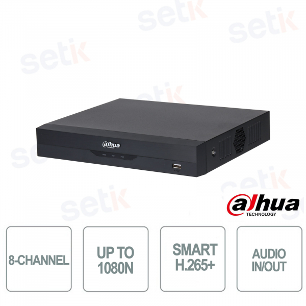 XVR4108HS-I/T WizSense 8 canaux IA penta-brid avec SMD Plus, double éclairage intelligent et audio bidirectionnel - Dahua