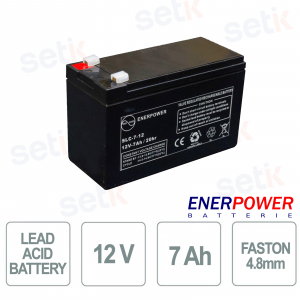 Batterie/accumulateur au plomb-acide 12 V 7,0 Ah - EnerPower