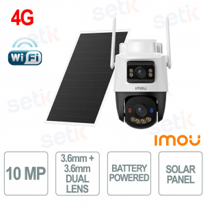 Imou AOV Dual Kit - 1x AOV Dual Camera 10MP Battery + 1x Solar Panel FSP008