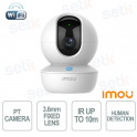 Caméra Wi-Fi Ranger RC 3MP 2K panoramique et inclinable avec objectif 3,6 mm, détection humaine et suivi intelligent - Imou
