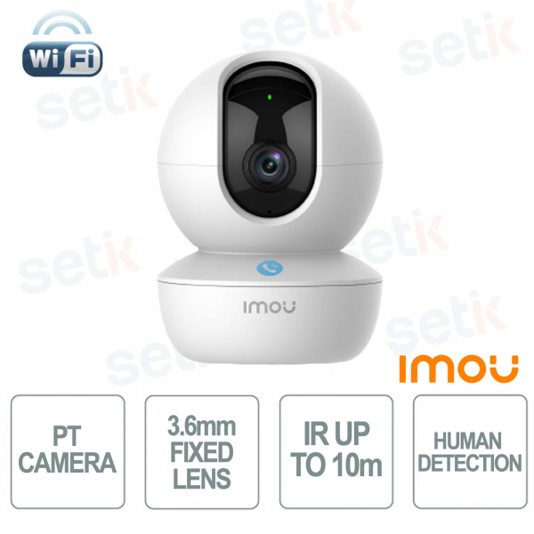 Ranger RC 3MP Telecamera Wi-Fi Pan & Tilt 2K con Ottica 3.6mm, Human Detection e Smart Tracking - Imou